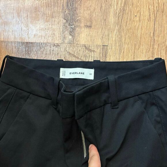 NWOT Everlane The Bi-Stretch Flare Pant In Black Size 00 - Picture 5 of 9
